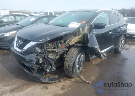 2017 Nissan Murano Sl from USA, damaged, VIN 5N1AZ2MH9HN153850